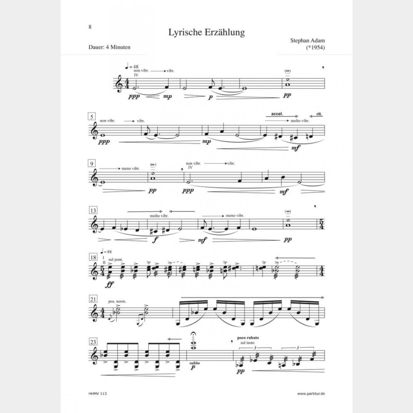 streichART - 10 leichtere Kompositionen für Violine