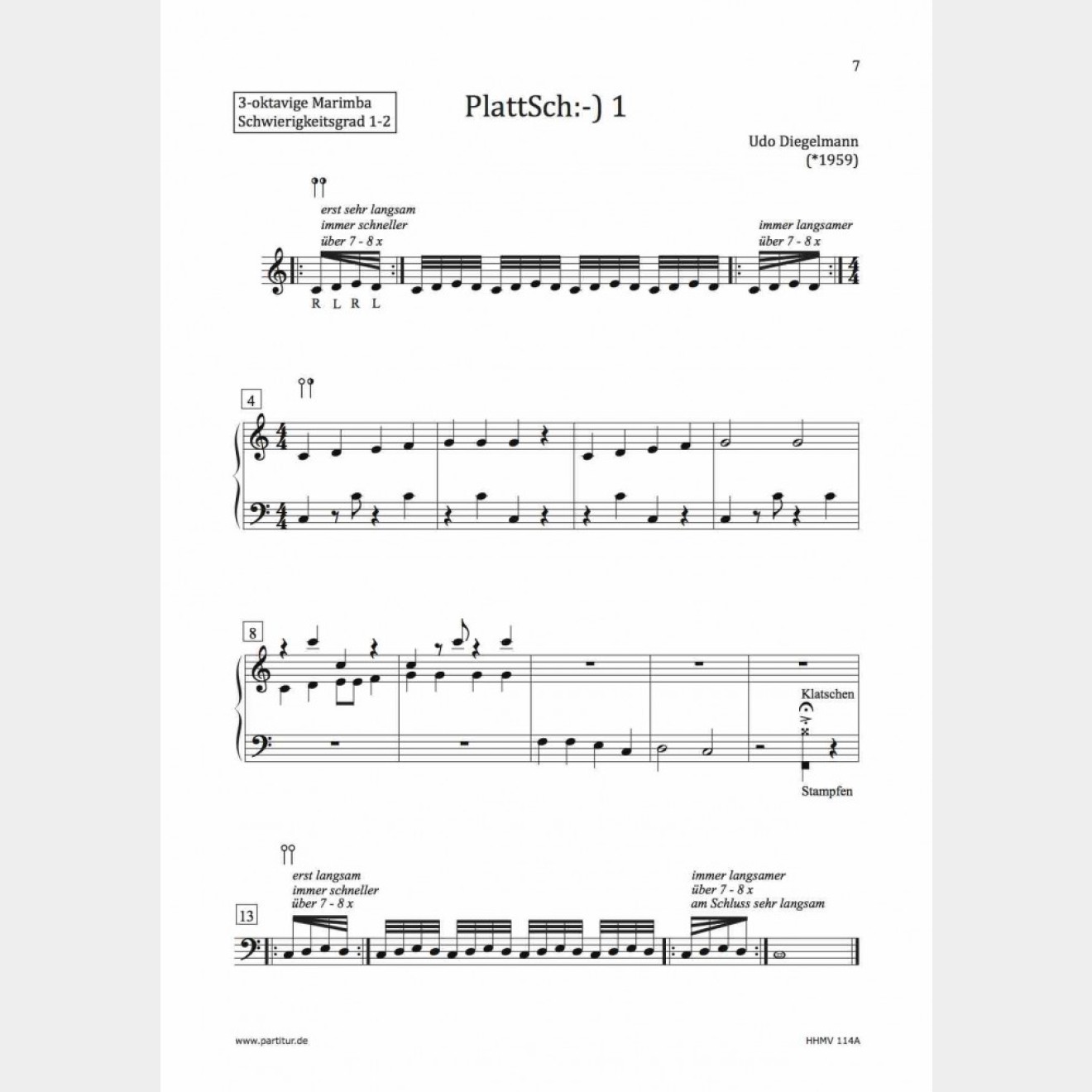 MarimbaSpiele; Band 1 - leicht bis mittel