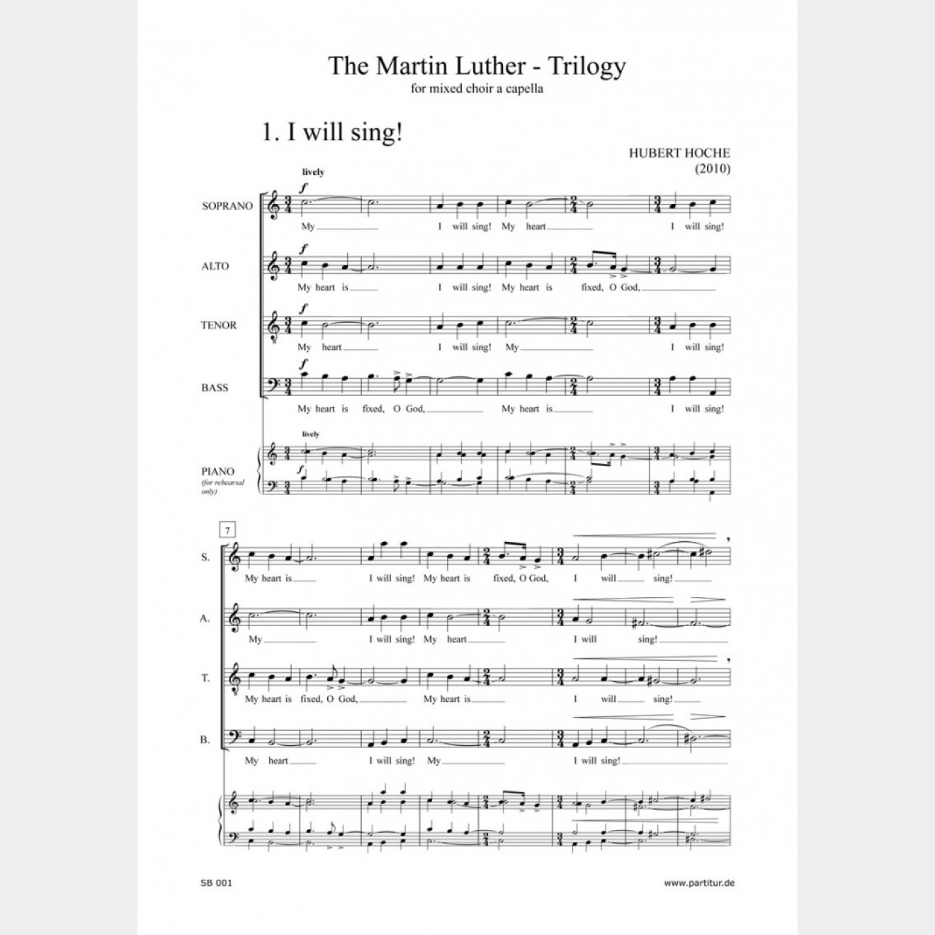 The Martin Luther Trilogy, 12`