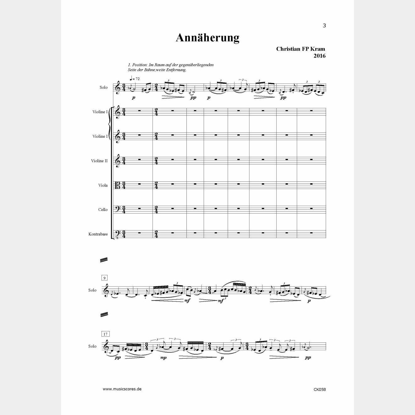 Ostinati - 2 pieces for marimba, Wechselspiel mit B-A-C-H; Akzente
