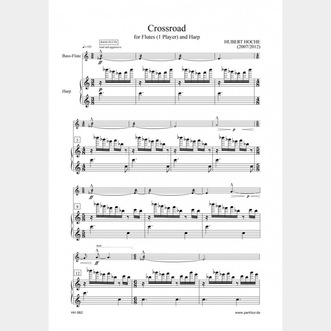 Crossroad, 8` (Score and Parts)