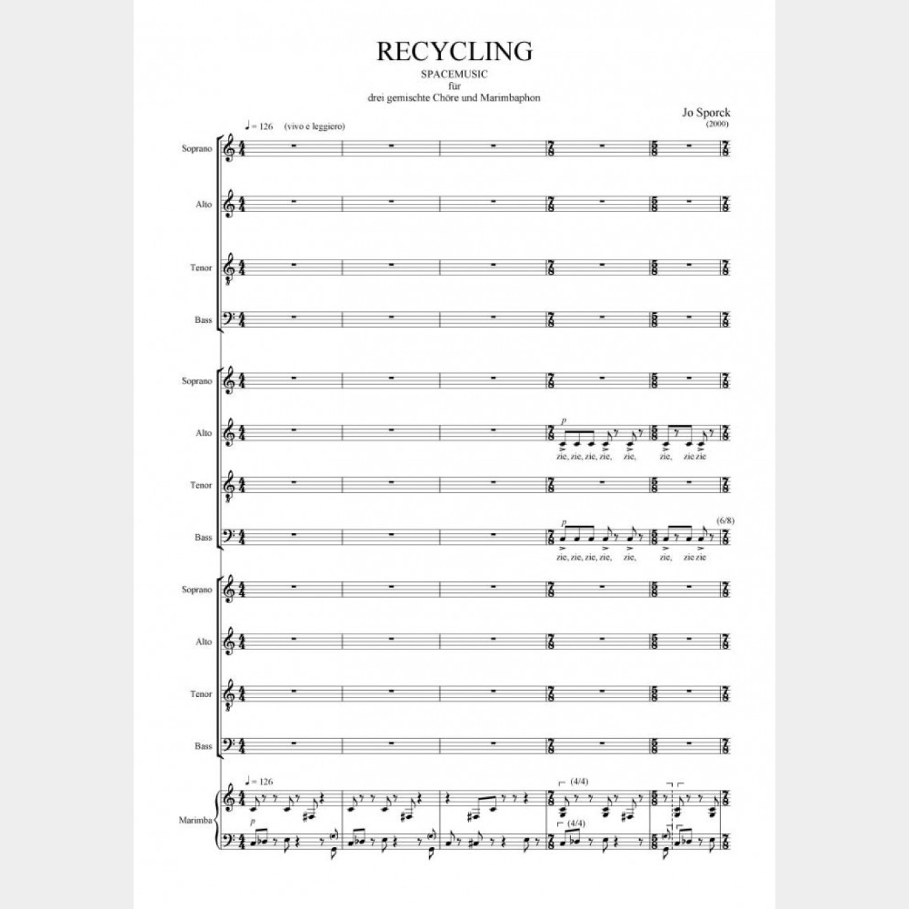 Recycling (Score), 10`