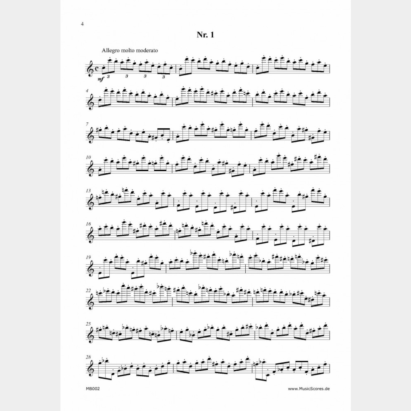 18 Etudes for flute (David Popper)