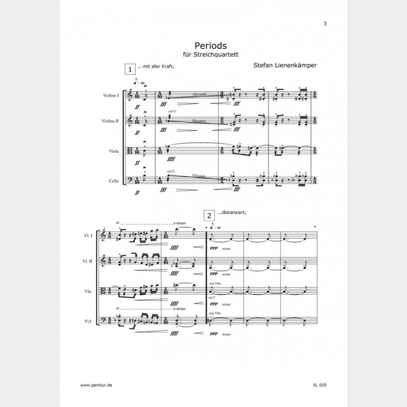 Periods (Score and Parts), 12`