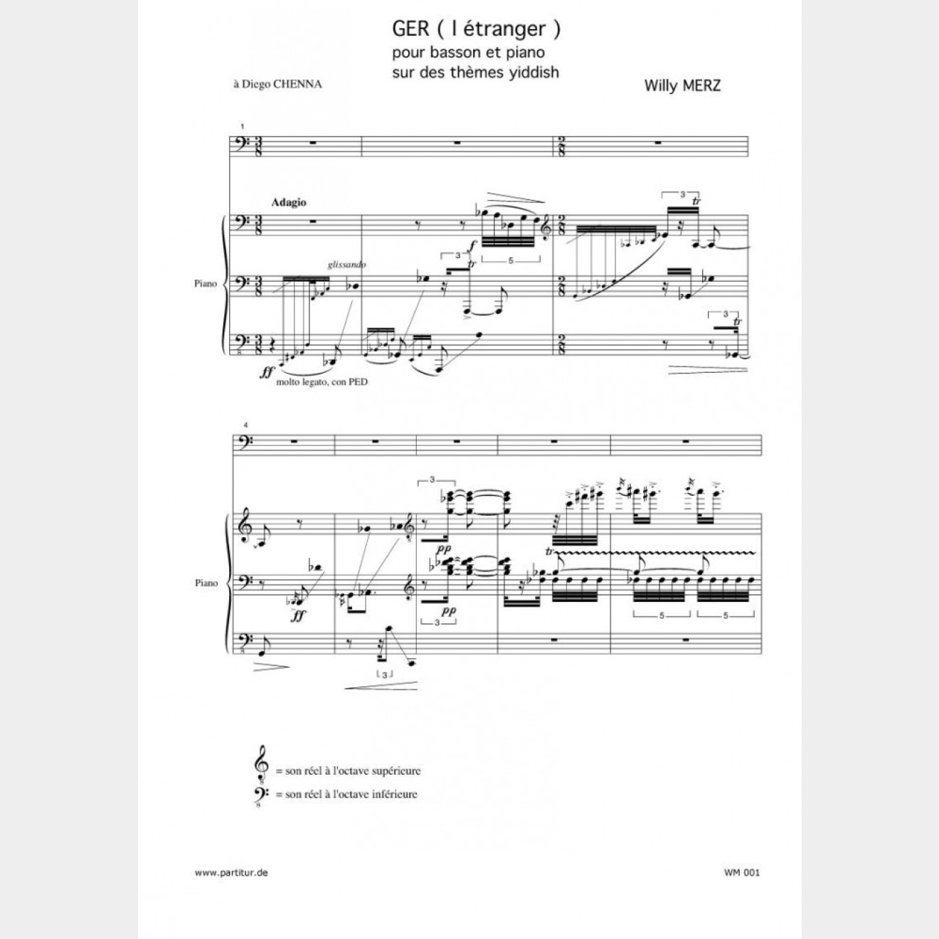 GER (l étranger), (Score and Part), 13`
